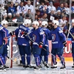 ST. PETERSBURG, RUSSIA - MAY 14: Team France warms up before taking on Team Finland during preliminary round action at the 2016 IIHF Ice Hockey World Championship. (Photo by Minas Panagiotakis/HHOF-IIHF Images)

